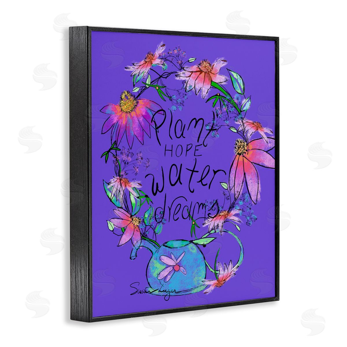 Susan Lugar Plant Hope Water Dreams Canvas Wall Art Print