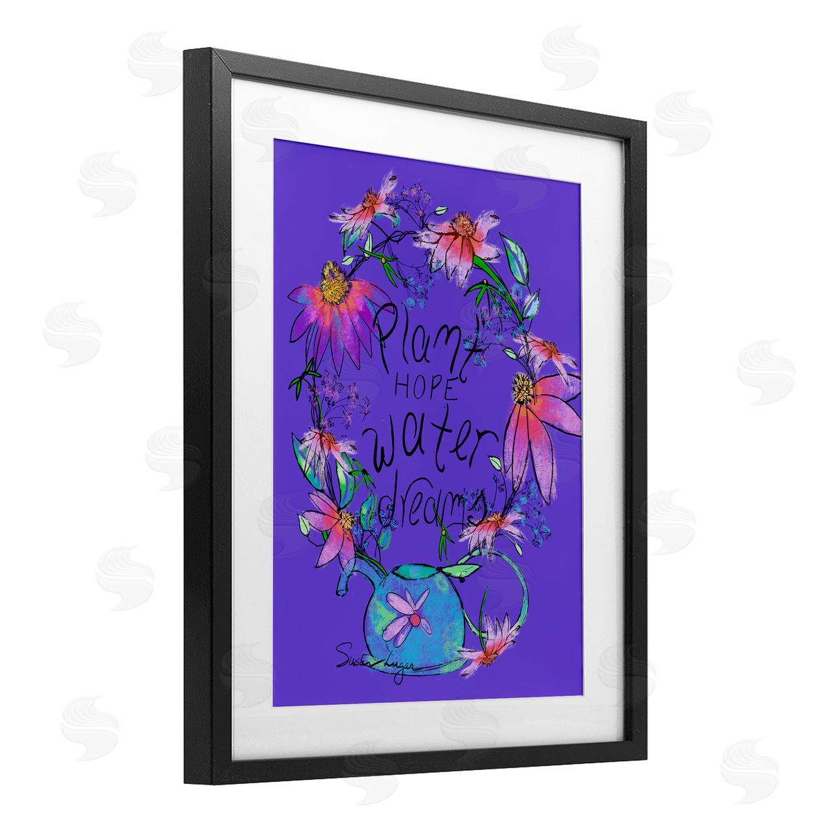 Susan Lugar Plant Hope Water Dreams Canvas Wall Art Print