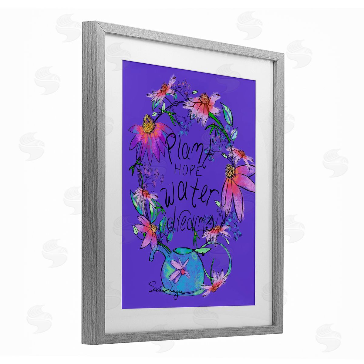 Susan Lugar Plant Hope Water Dreams Canvas Wall Art Print