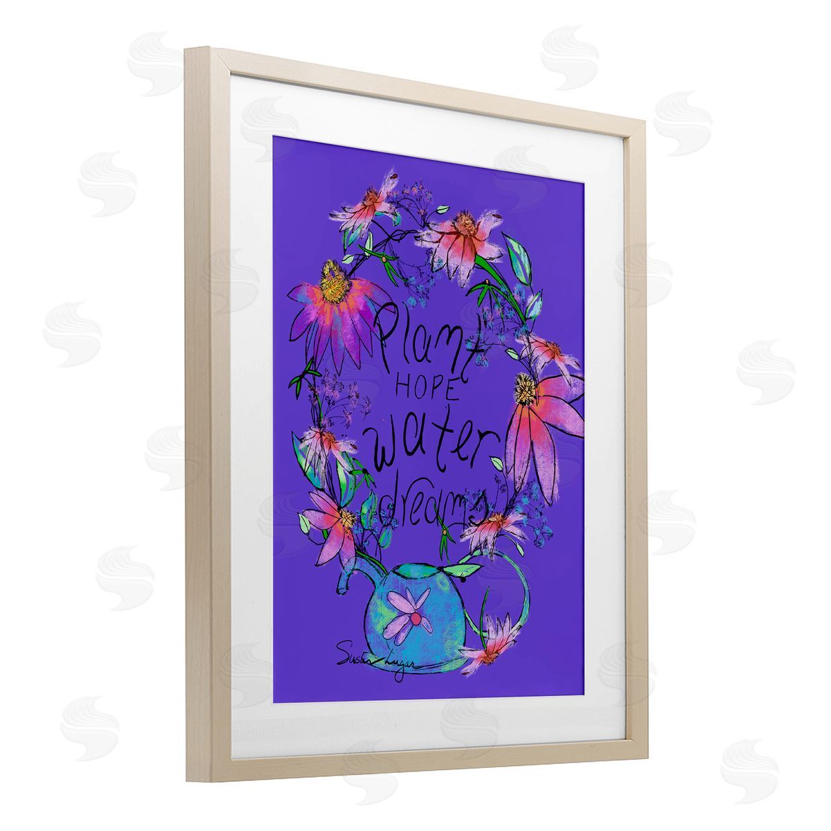 Susan Lugar Plant Hope Water Dreams Canvas Wall Art Print