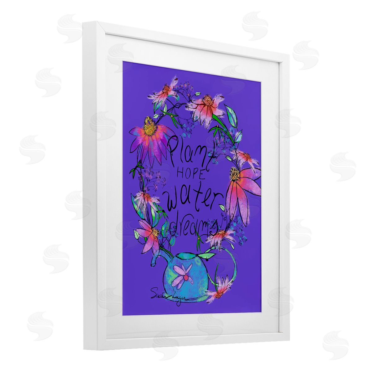 Susan Lugar Plant Hope Water Dreams Canvas Wall Art Print