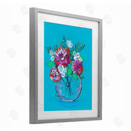 Susan Lugar | Dahlias in Clear Vase