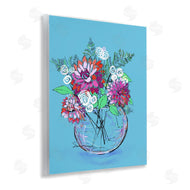 Susan Lugar | Dahlias in Clear Vase