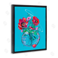 Susan Lugar | Vivid Poppies in Clear Vase