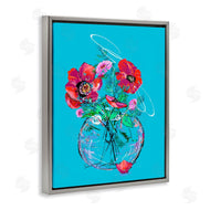 Susan Lugar | Vivid Poppies in Clear Vase