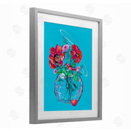 Susan Lugar | Vivid Poppies in Clear Vase