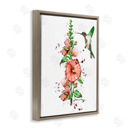 Susan Lugar | Hummingbird And Hollyhock
