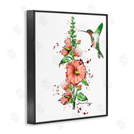 Susan Lugar | Hummingbird And Hollyhock