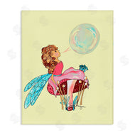 Susan Lugar | Ballerina Fairy on Yellow