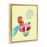 Susan Lugar | Ballerina Fairy on Yellow