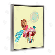 Susan Lugar | Ballerina Fairy on Yellow