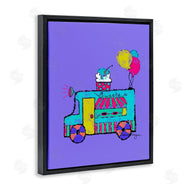 Susan Lugar | Ice Cream Truck on Purple