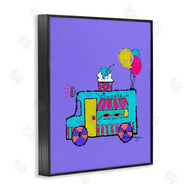 Susan Lugar | Ice Cream Truck on Purple