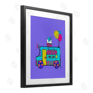 Susan Lugar | Ice Cream Truck on Purple