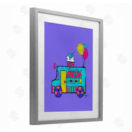 Susan Lugar | Ice Cream Truck on Purple