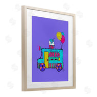 Susan Lugar | Ice Cream Truck on Purple
