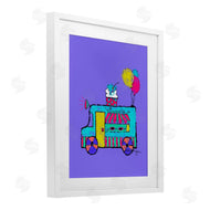 Susan Lugar | Ice Cream Truck on Purple