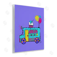 Susan Lugar | Ice Cream Truck on Purple