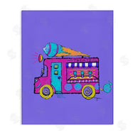 Susan Lugar | Vibrant Purple Ice Cream Truck