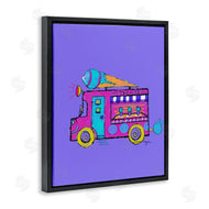 Susan Lugar | Vibrant Purple Ice Cream Truck