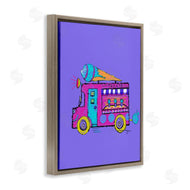 Susan Lugar | Vibrant Purple Ice Cream Truck