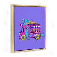 Susan Lugar | Vibrant Purple Ice Cream Truck