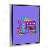 Susan Lugar | Vibrant Purple Ice Cream Truck