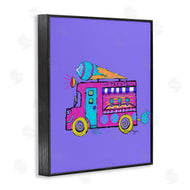Susan Lugar | Vibrant Purple Ice Cream Truck