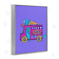 Susan Lugar | Vibrant Purple Ice Cream Truck