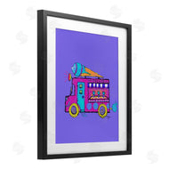 Susan Lugar | Vibrant Purple Ice Cream Truck