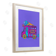 Susan Lugar | Vibrant Purple Ice Cream Truck