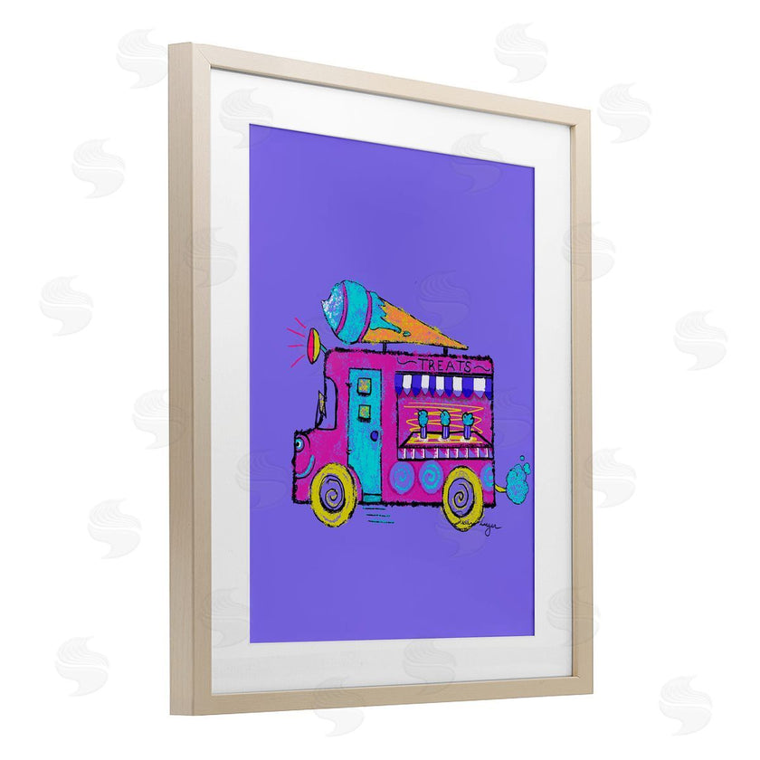 Susan Lugar | Vibrant Purple Ice Cream Truck
