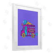 Susan Lugar | Vibrant Purple Ice Cream Truck