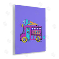 Susan Lugar | Vibrant Purple Ice Cream Truck