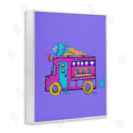 Susan Lugar | Vibrant Purple Ice Cream Truck