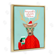Jilly Jack Designs | Hipster Deer Merry Latte