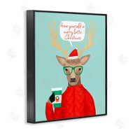 Jilly Jack Designs | Hipster Deer Merry Latte
