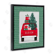 Jilly Jack Designs | Sleigh Truck with Christmas Phrases