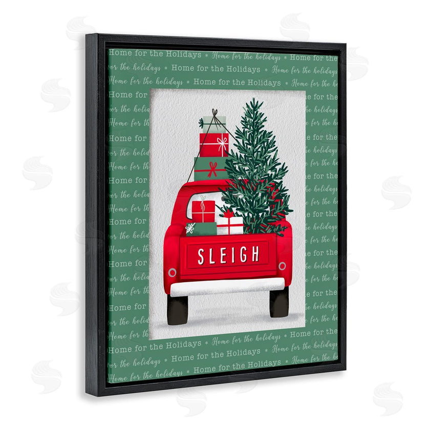 Jilly Jack Designs | Sleigh Truck with Christmas Phrases