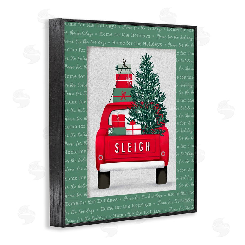 Jilly Jack Designs | Sleigh Truck with Christmas Phrases