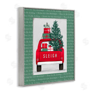 Jilly Jack Designs | Sleigh Truck with Christmas Phrases