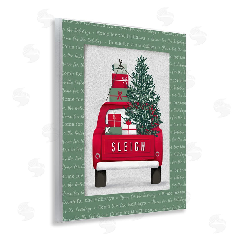 Jilly Jack Designs | Sleigh Truck with Christmas Phrases