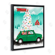 Jilly Jack Designs | Santa Driving Christmas Car