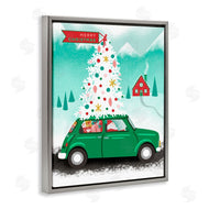 Jilly Jack Designs | Santa Driving Christmas Car