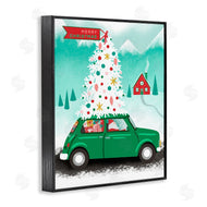 Jilly Jack Designs | Santa Driving Christmas Car