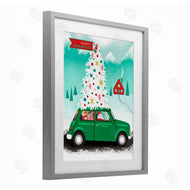 Jilly Jack Designs | Santa Driving Christmas Car