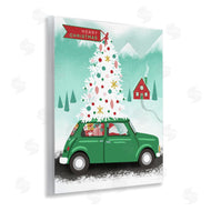 Jilly Jack Designs | Santa Driving Christmas Car
