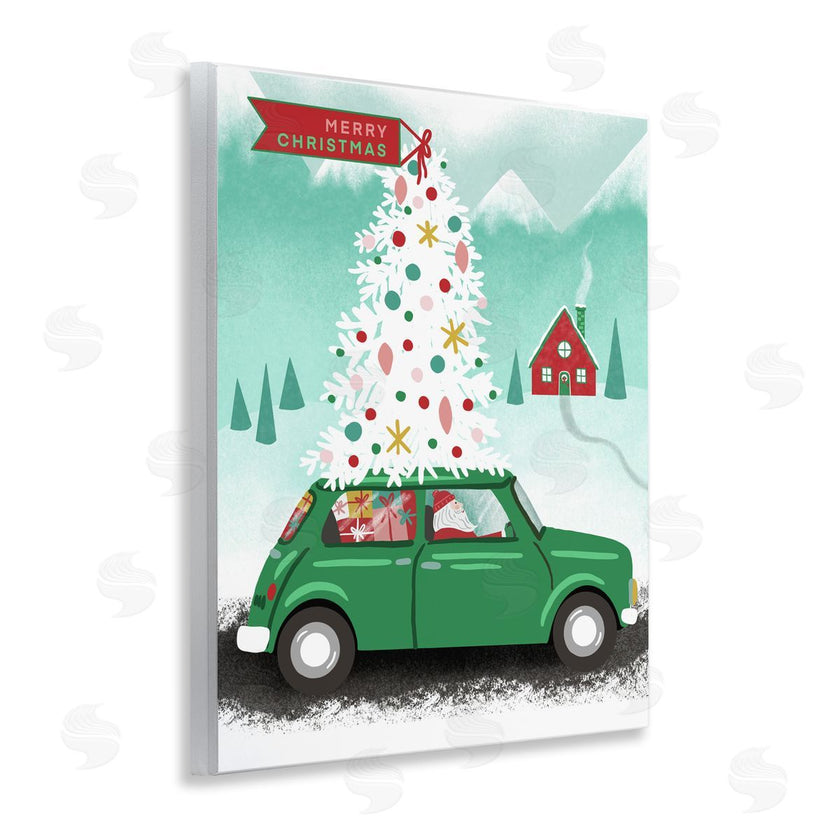 Jilly Jack Designs | Santa Driving Christmas Car