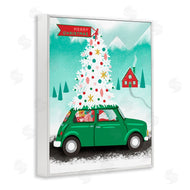 Jilly Jack Designs | Santa Driving Christmas Car