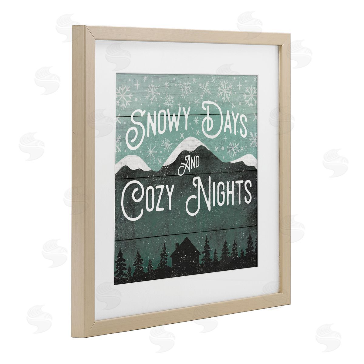 Jilly Jack Designs Snowy Days And Cozy Nights Canvas Wall Art Print